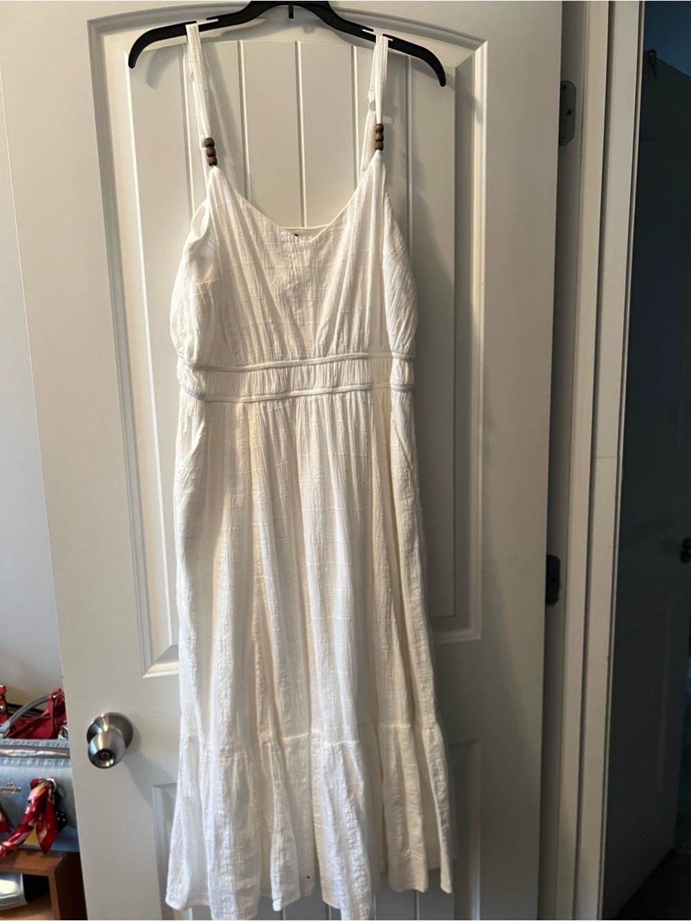 torrid White Spaghetti-Strap Maxi Dress
